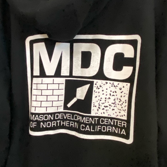 MDC Mason Development Center Northern CA Men’s 3XL Full Zip Hoodie MINT - Picture 2 of 4